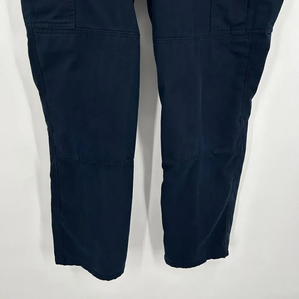 5.11 Tactical Men's Navy Blue Ripstop Cargo Straight Leg Pants Size Medium